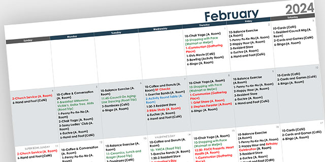 LHW Resources Thumbs calendar image